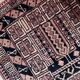 Tapis vintage fait main Baloutche 50x84 cm en laine - 1C1044