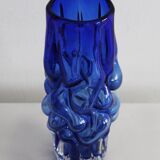 1960's Flower Vase by Pavel Hlava for Novy Bor Glasswork