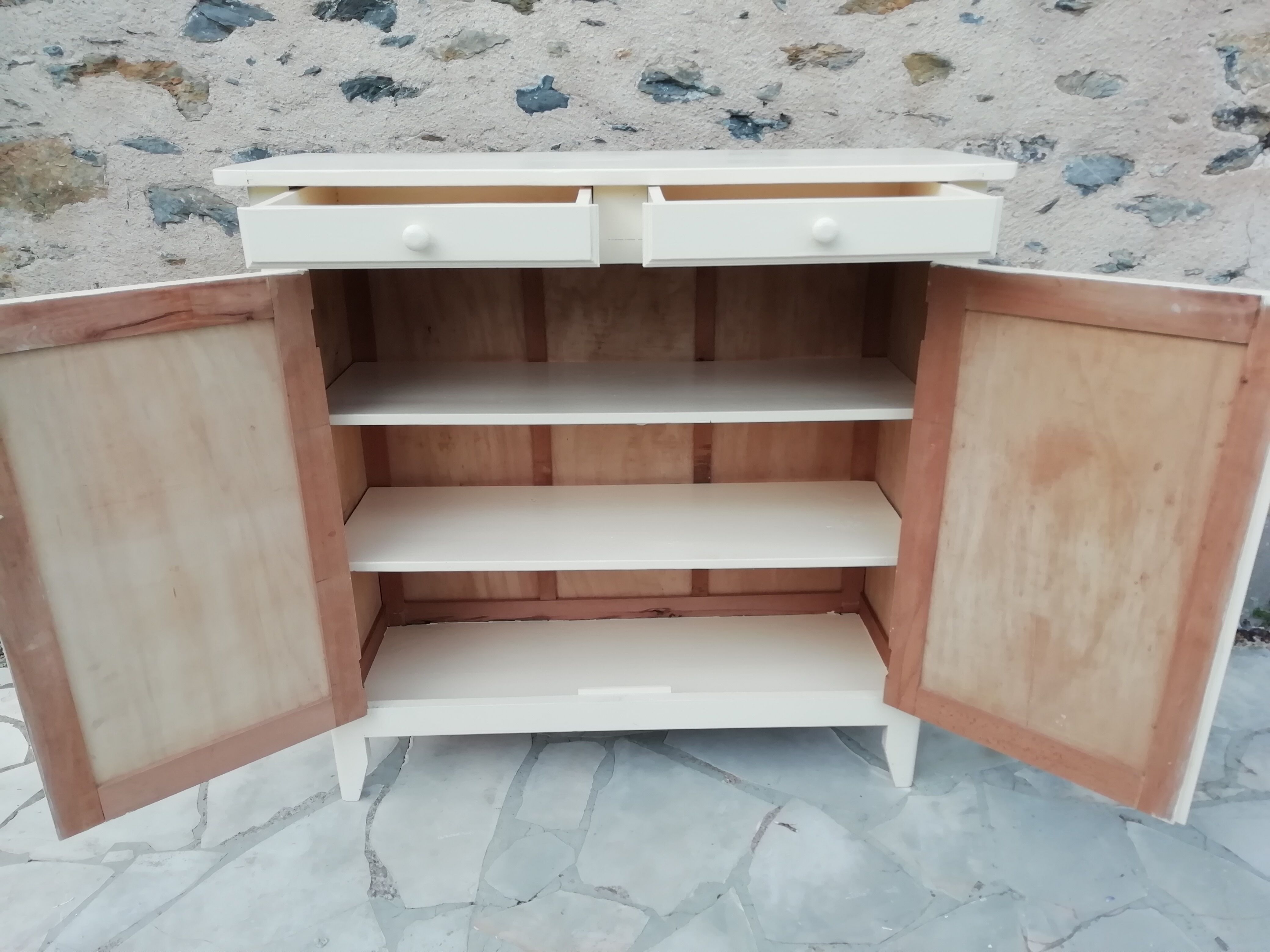 Vintage Parisian wood buffet