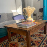Table basse de ferme vintage