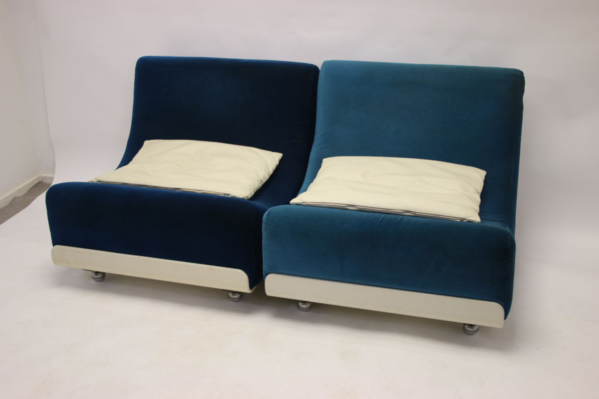 Set of 2 orbis lounge chairs by luigi colani for cor sitzcomfort - 1970s