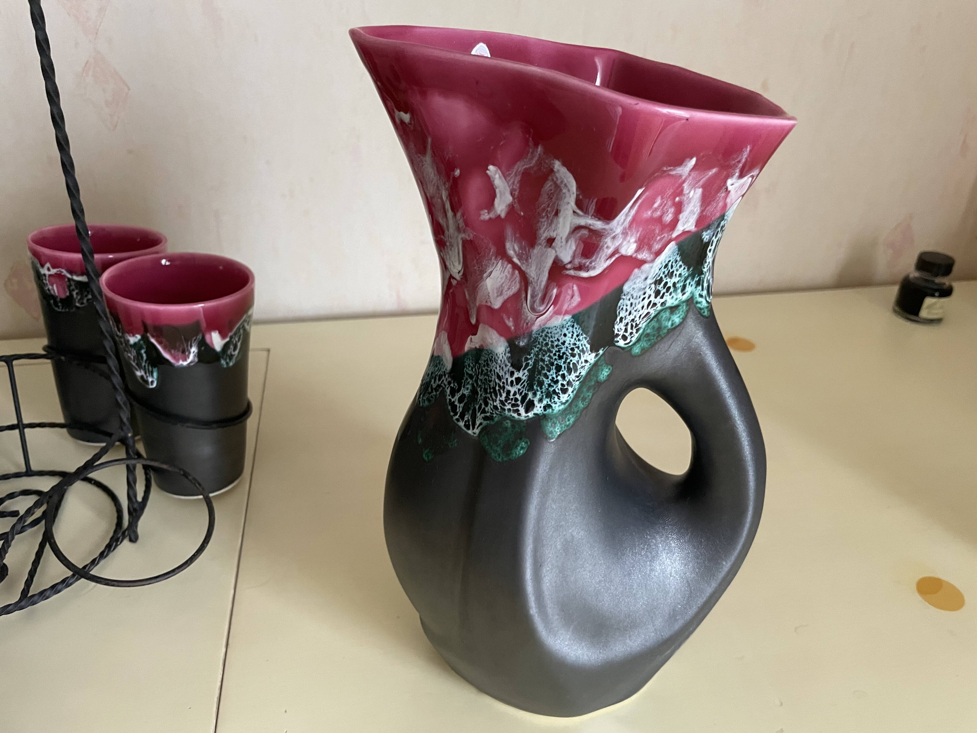 Ceramic lemonade set