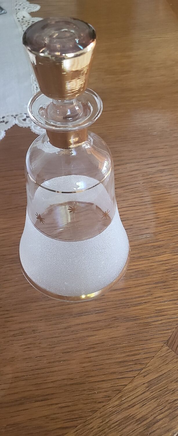 Golden decanter