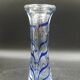 Blue Murano glass vase by Seguso, Italy 1970