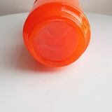 Vintage vase in orange glass
