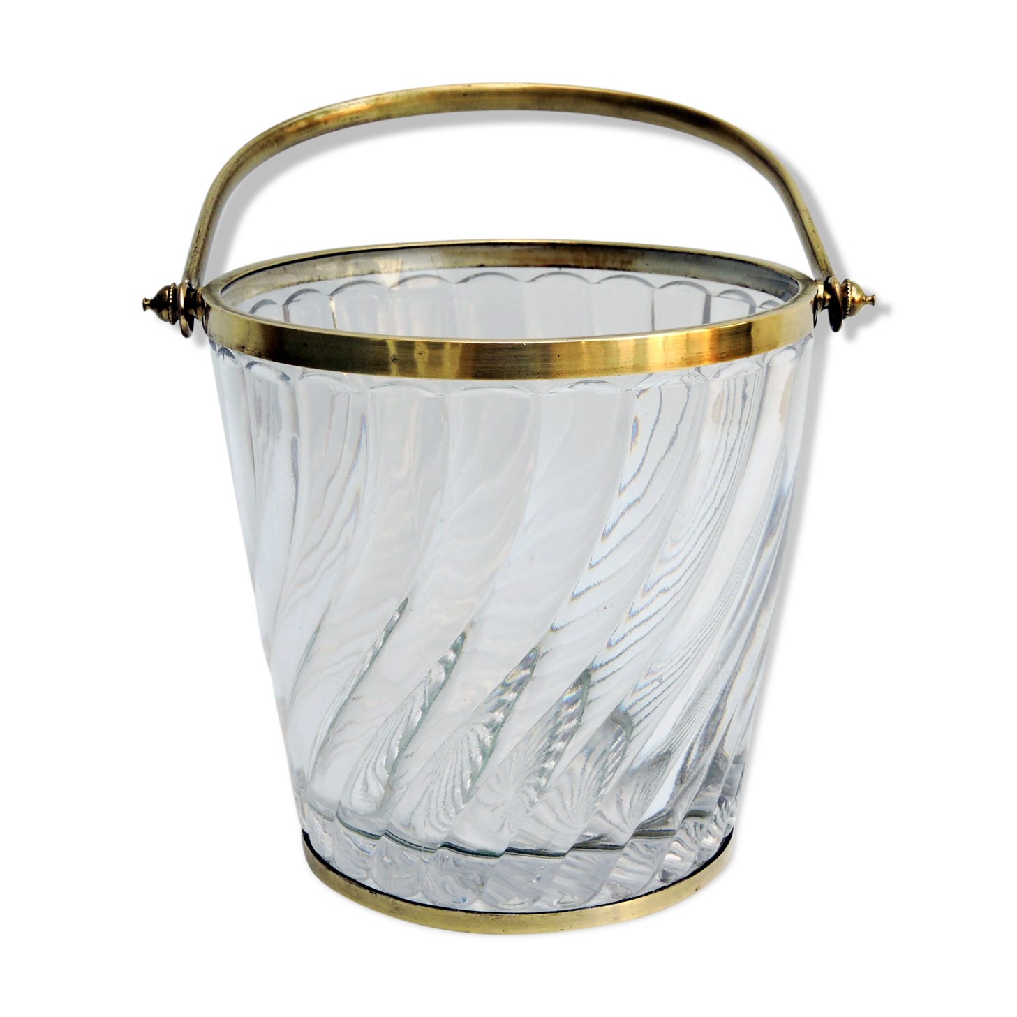 Ice bucket, baccarat crystal