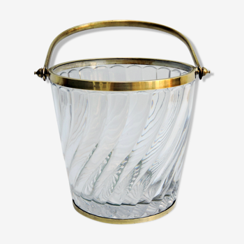 Ice bucket, baccarat crystal