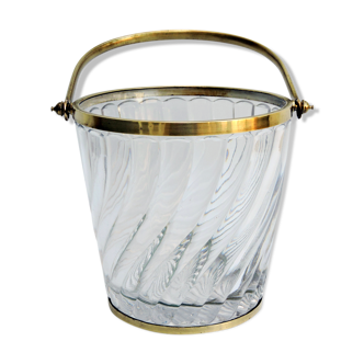 Ice bucket, baccarat crystal