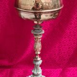lamp, modernism, bronze, brass, metal, art nouveau 47x15 elec ok