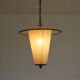 Striped glass pendant lamp, Holland 1950s