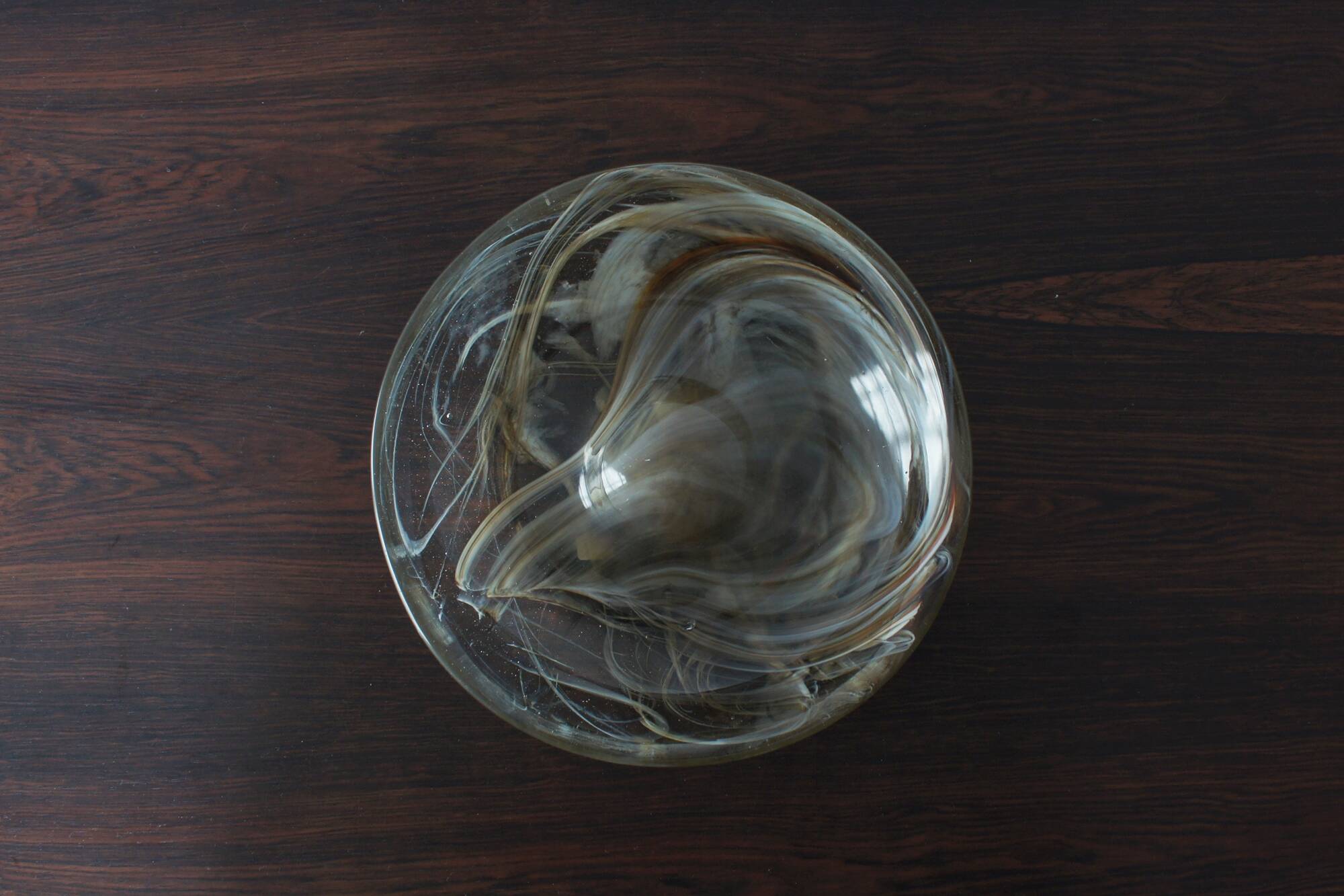 Danish Glass Model 868 Bowl by Michael Bang for Holmegaard, 1970s