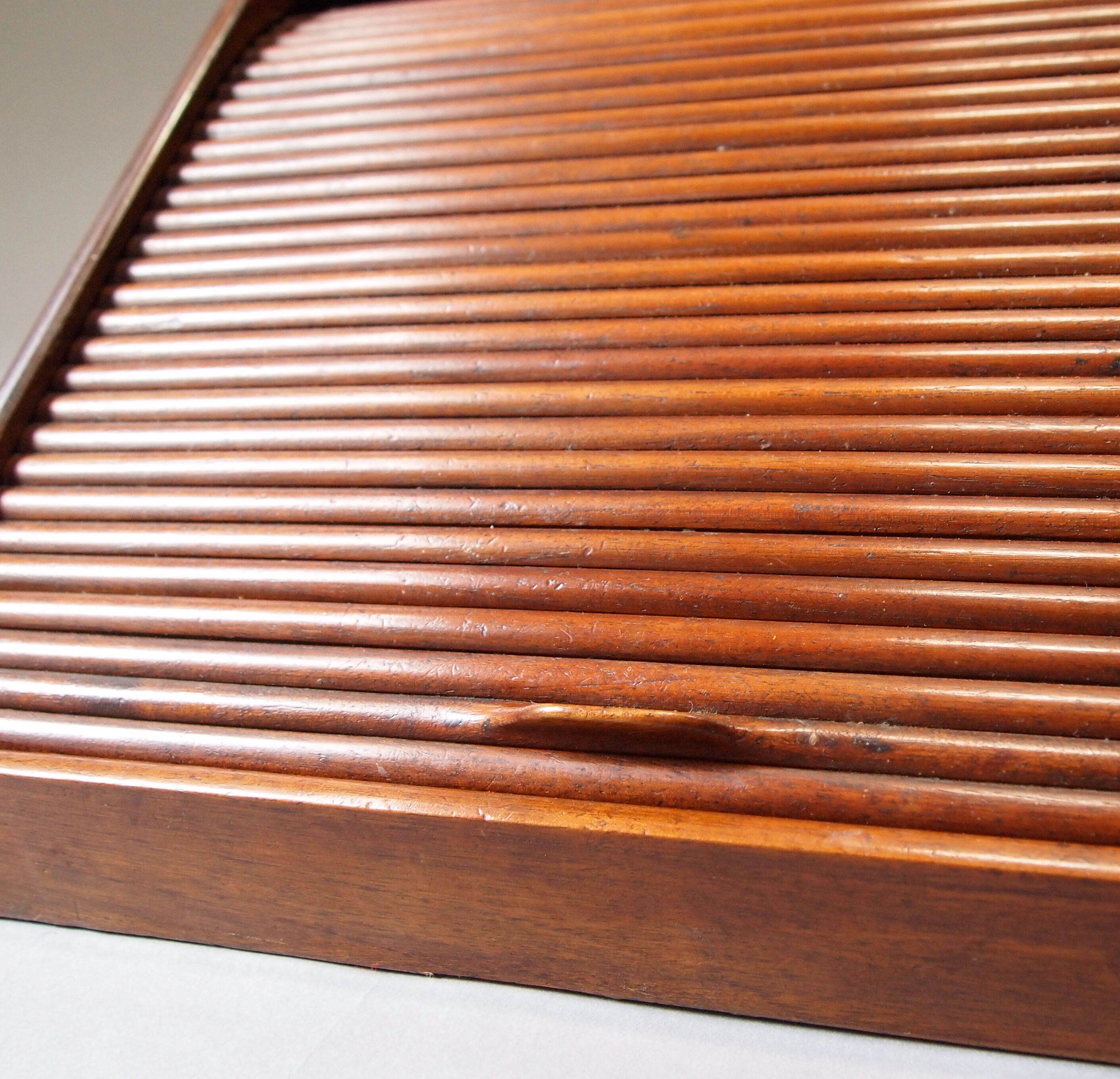 Walnut office storage box