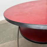 Mid-century German tubular steel table by Mauser Werke Waldeck.
