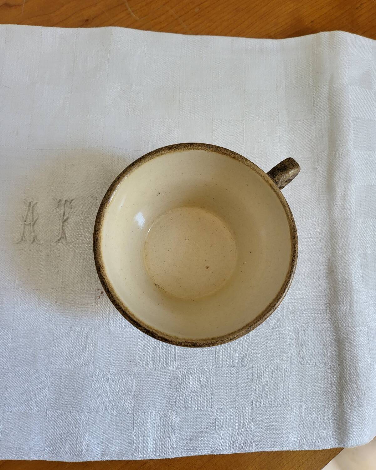 HB Quimper stoneware mug