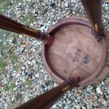 Antique Louis XVI style side table with marble top