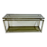 Mid-Century Modern Chrome Console, 1970s
