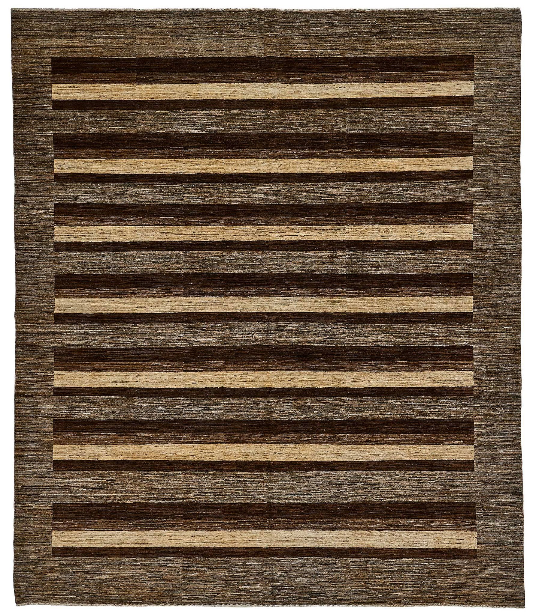 Tapis Oushak en laine noué à la main turc 254 cm x 302 cm