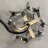 space age chrome metal suspension