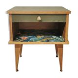 Vintage bedside compass feet