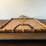 Bamboo marquetry tray