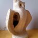 Owl lamp in ceramic 1970