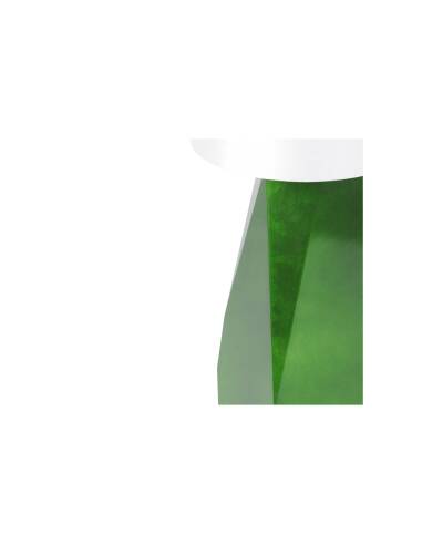 Lamp with silk lampshade