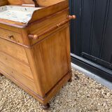 Louis-Philippe walnut vanity unit