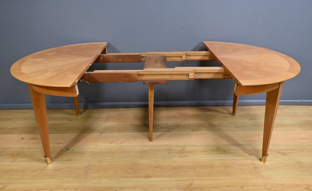 Table for 4 to 10 people in cherry wood – 1950