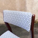 4 restored Scandinavian rosewood chairs