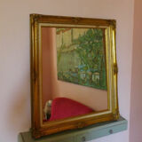 Golden mirror 67x57cm