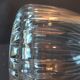 Vintage cut crystal carafe, ball stopper.