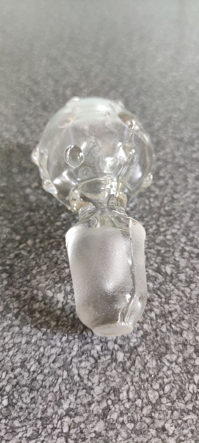 Antique decanter with its original cap