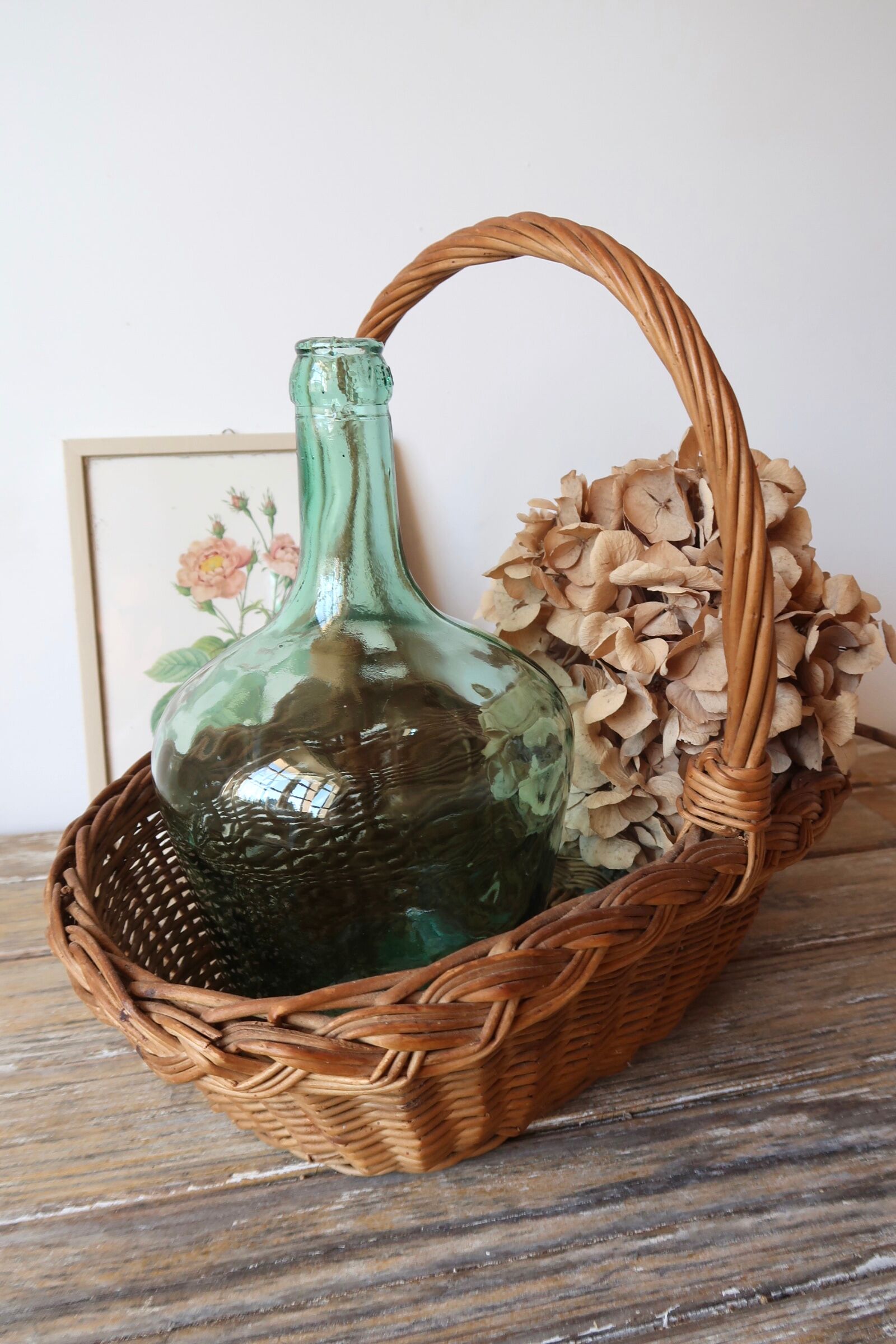 Demijohn green 2 liters