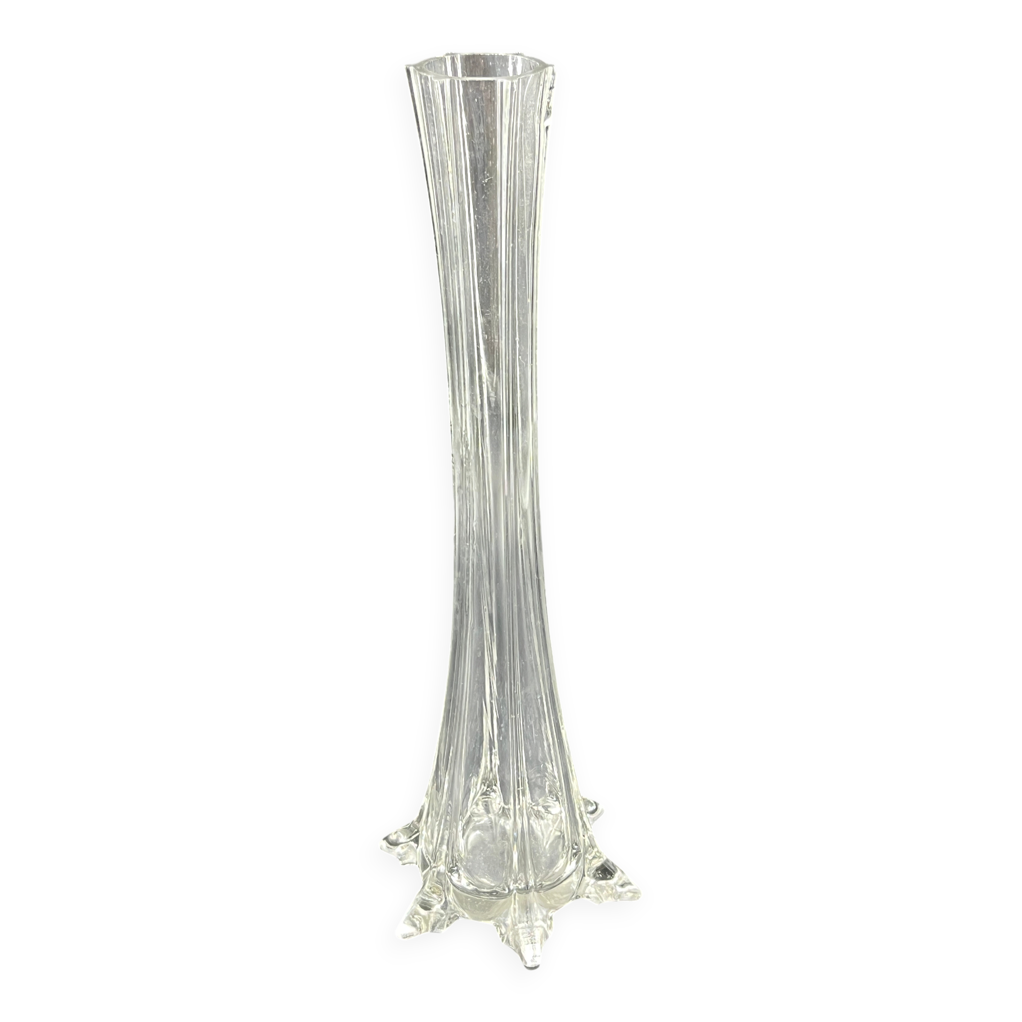 Art Deco moulded glass soliflore