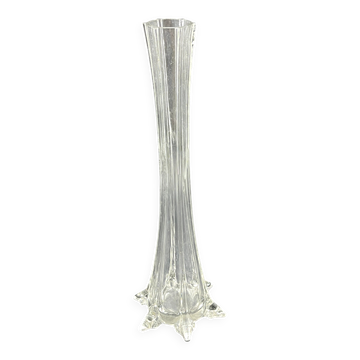 Art Deco moulded glass soliflore