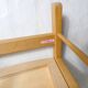 Small vintage combelle wooden chair for children