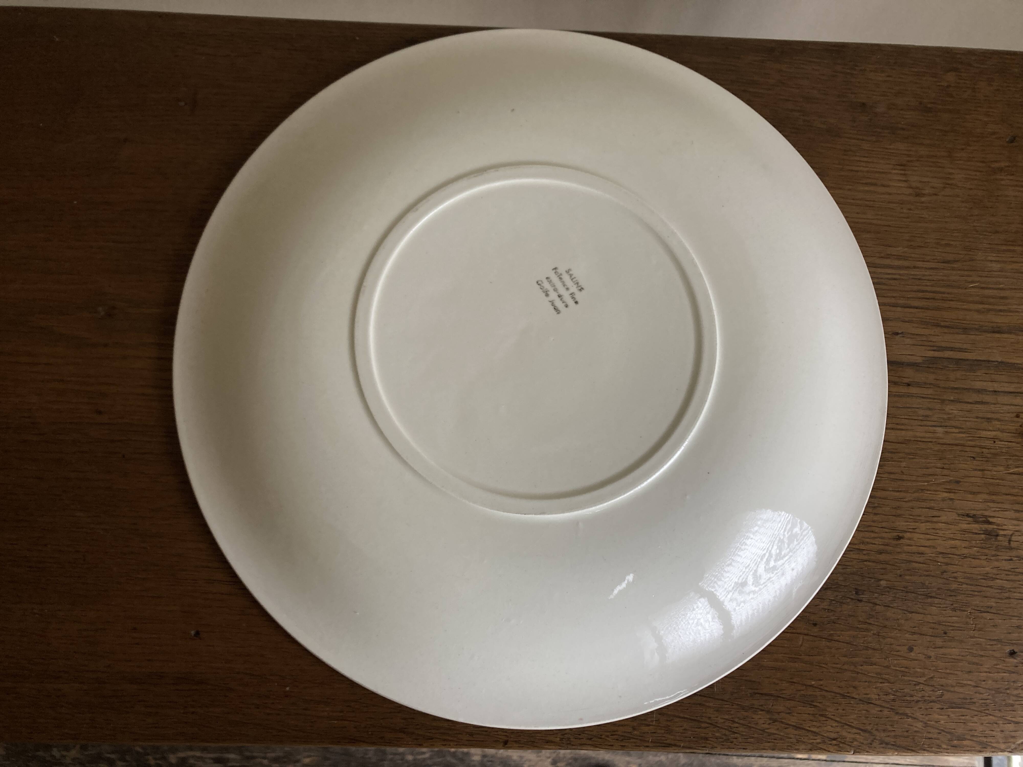 XL centerpiece dish Golfe Juan de Salins 1960