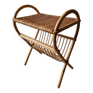 porte revue en rotin