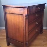 Bureau commode en acajou