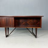 1960s Peter Løvig Nielsen 'Boomerang' Desk Hedensted Møbelfabrik