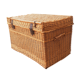 Rattan storage trunk late nineteenth century