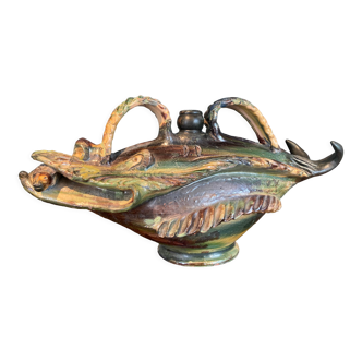 Glazed ceramic fish