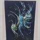 Painting on canvas depicting a phoenix, 1987