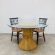 McGuire Bamboo Dining Table, Wheat Sheaf, 4 Person, Vintage