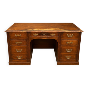 Bureau à piédestal - caisson