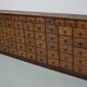 Antique Large German Oak Apothecary / Pharmacy Cabinet, 1920/1930s