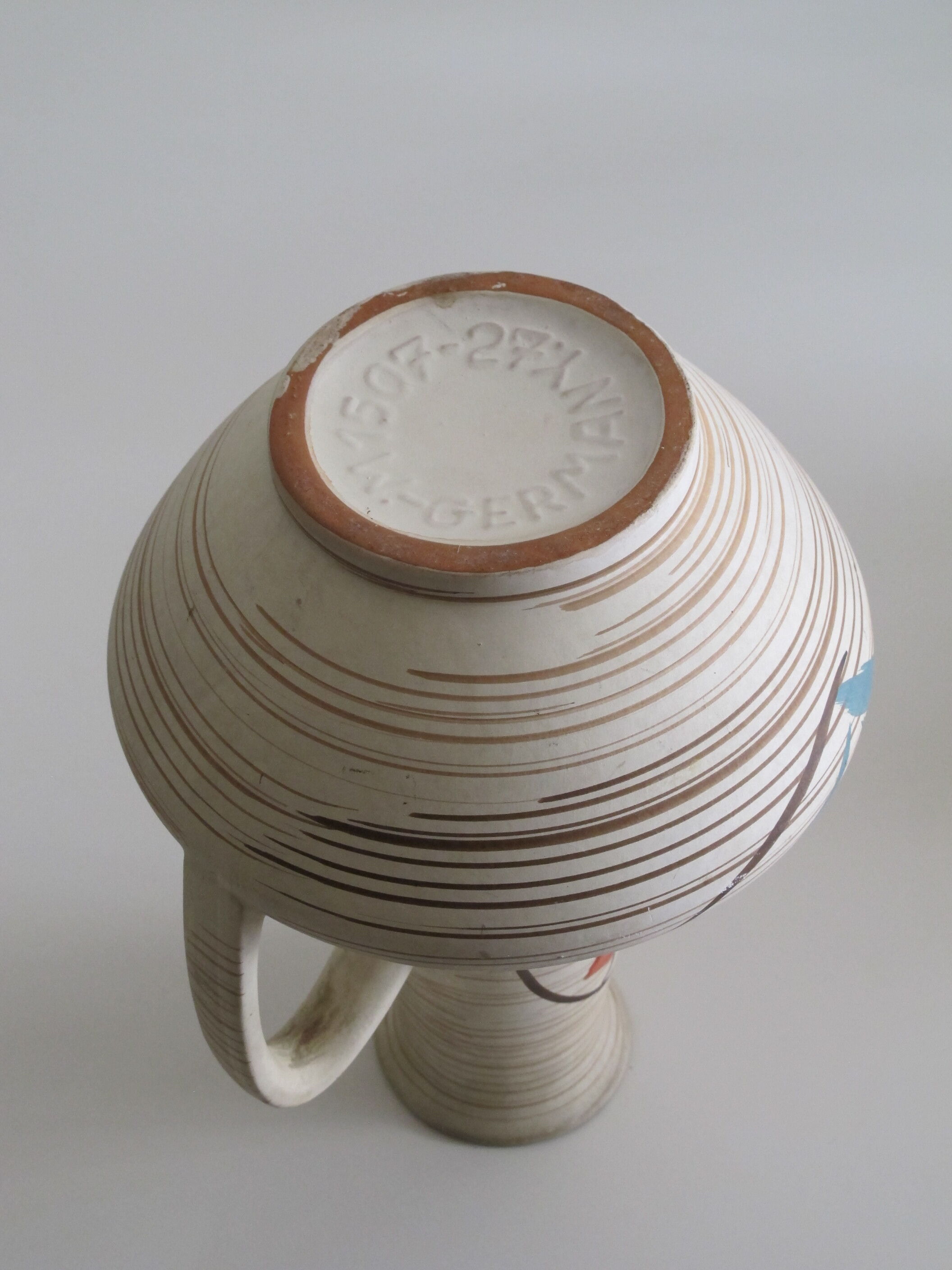 Ceramic pitcher West-Germany 50 years