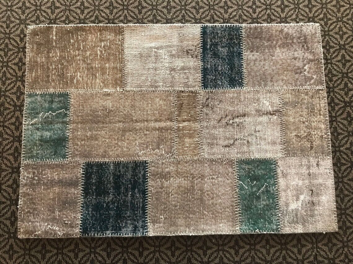Modern turkish patchwork carpet