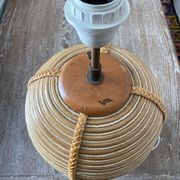 Lampe bambou 1980
