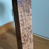 Brutalist tripod stool wabi sabi